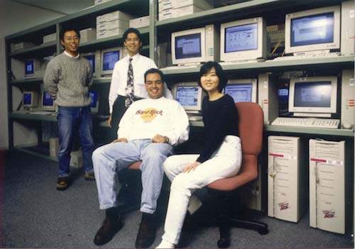 David Estrada working at Microsoft Japan Office
